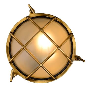 Lucide Dudley skotlampe til både væg og loft E27 IP65 guld